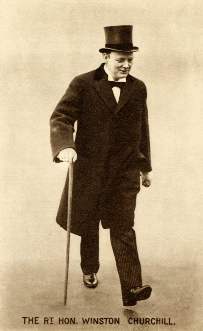 Winston Churchill rend visite au Premier ministre Herbert Henry Asquith le lundi 26 1914 - Unbekannter Künstler