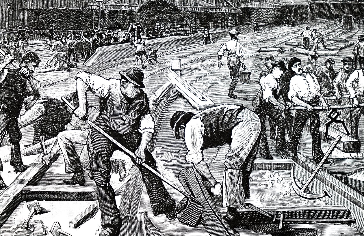 Travaux en cours à la gare de Plymouth - Unbekannt