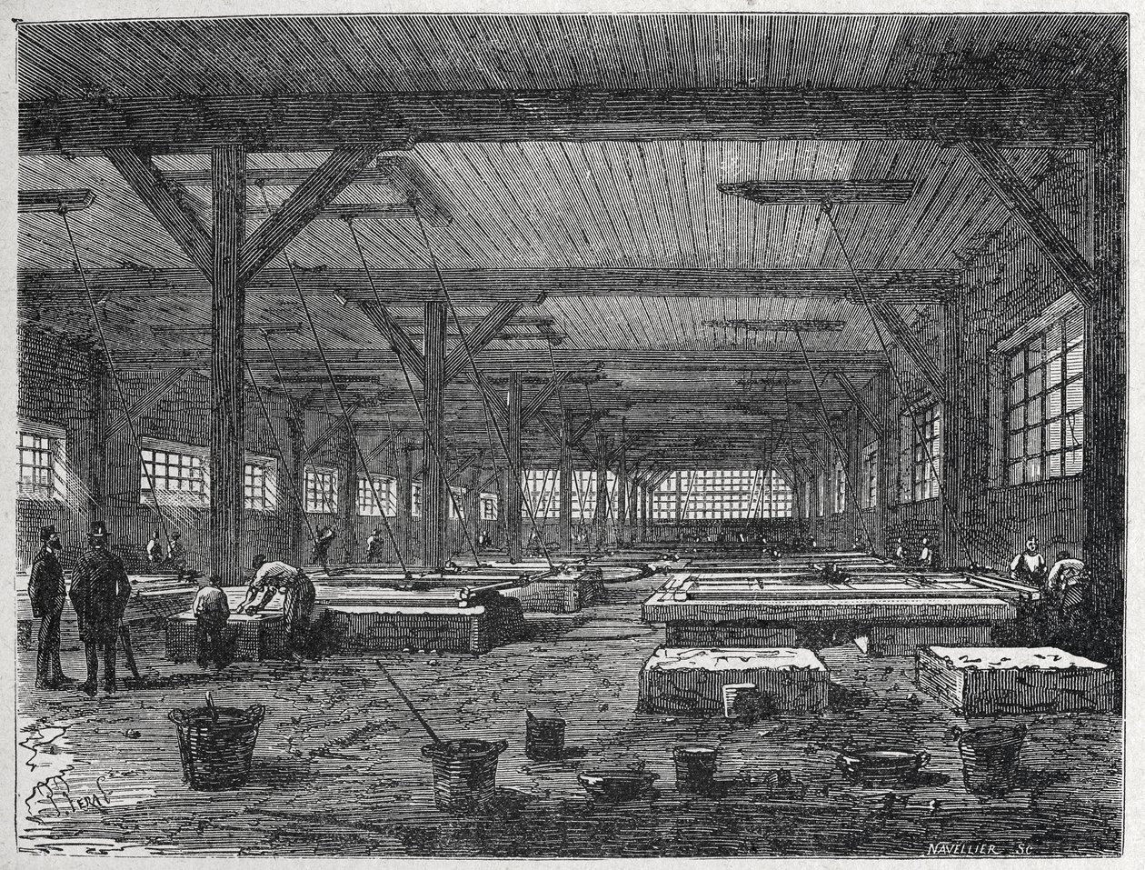 usine de verre : fabrication d