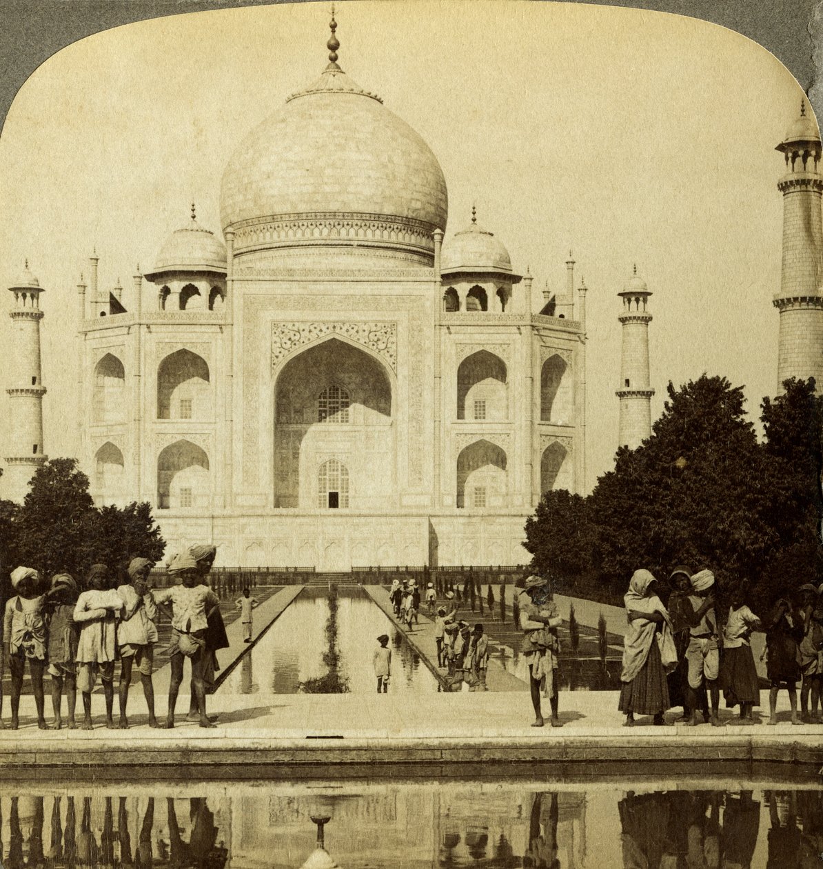 Taj Mahal, Agra, Uttar Pradesh, Inde - Underwood and Underwood