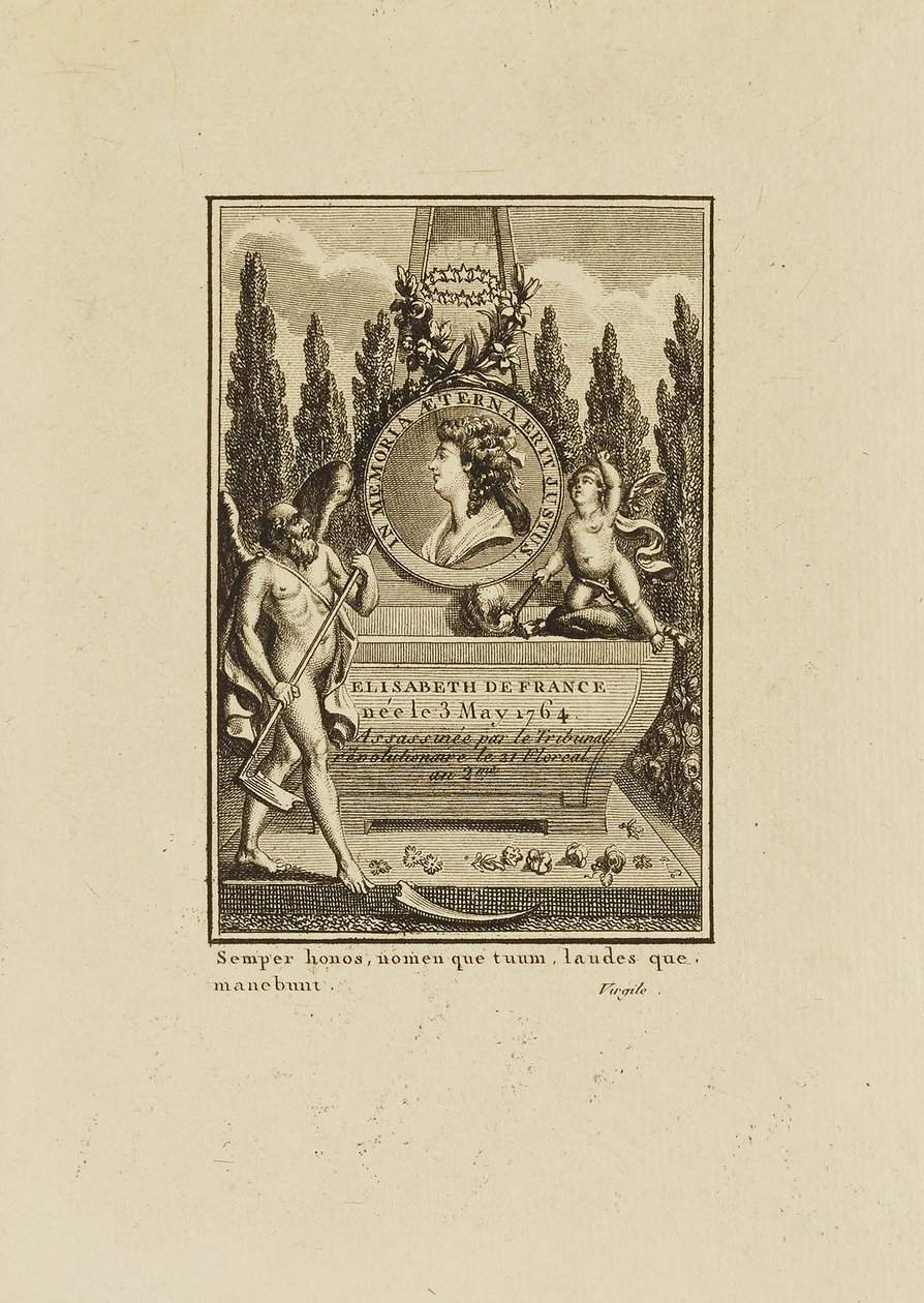 Elizabeth de France, in Memoria - Unidentified