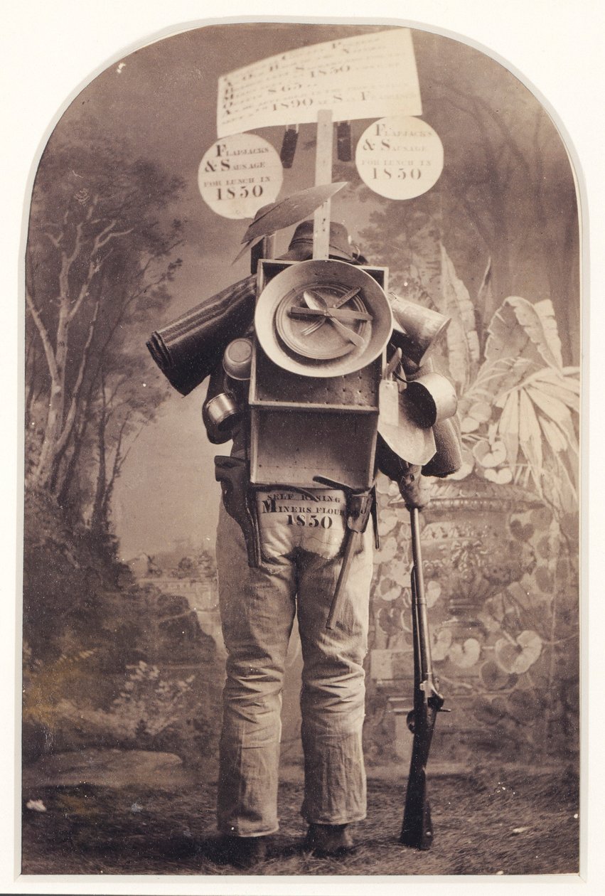 ["Forty-niner" Street Advertiser in Studio, San Francisco]. - Unidentified