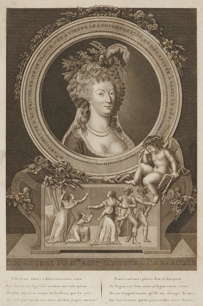 Les Adieux de Marie Antoinette a Sa Famille - Unidentified