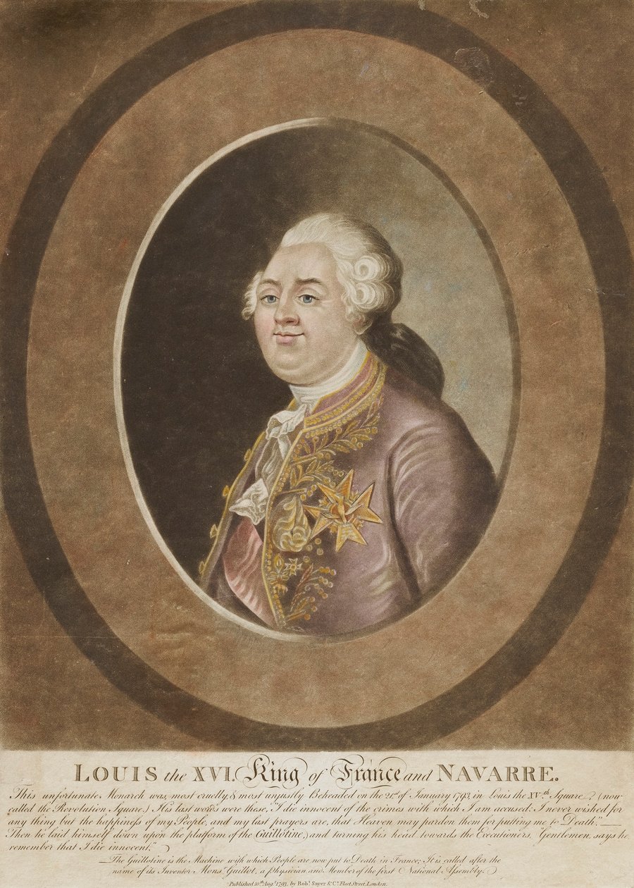 Louis XVI, roi de France et de Navarre - Unidentified