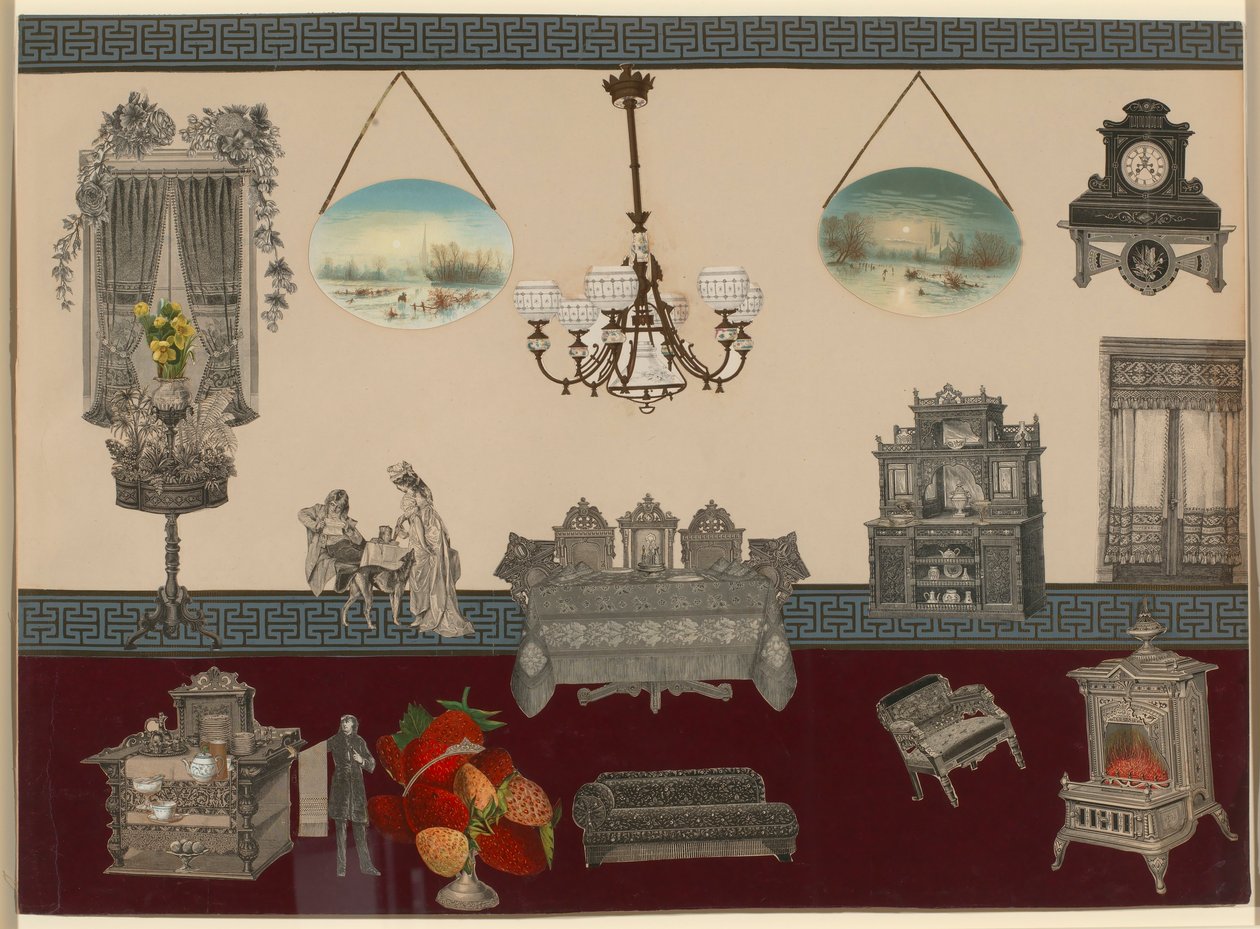 Sans titre (collage victorien) - Unidentified
