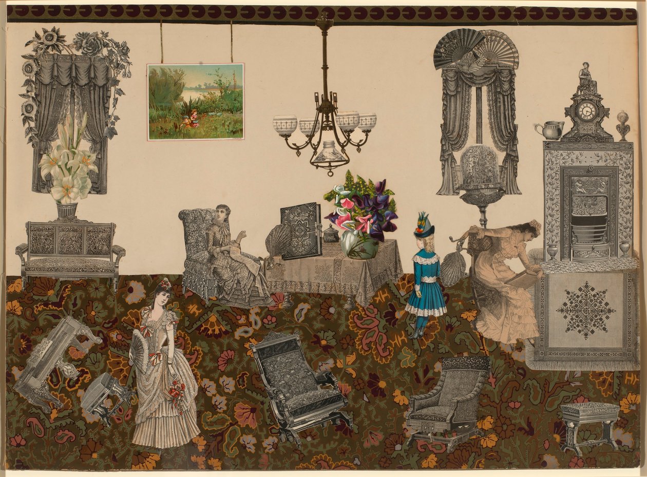 Sans titre (collage victorien) - Unidentified