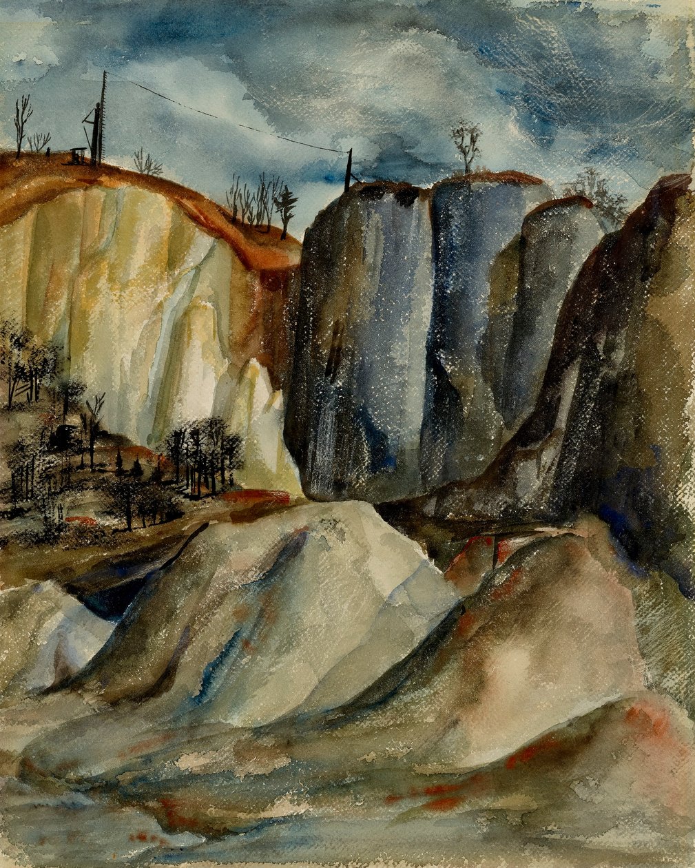 Paysage sans titre - Unidentified