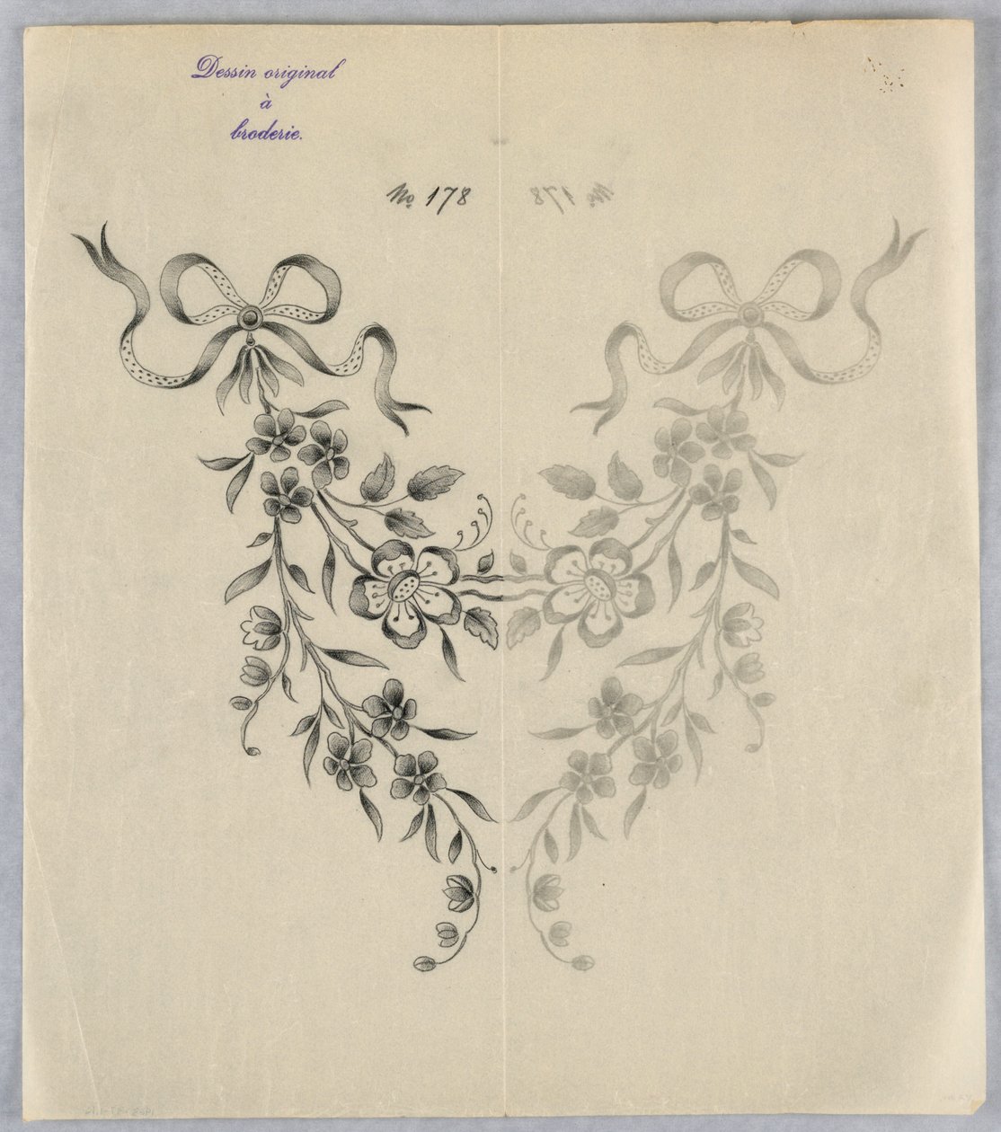 Dessin, Dessins pour broderie, vers 1890 - Unknown