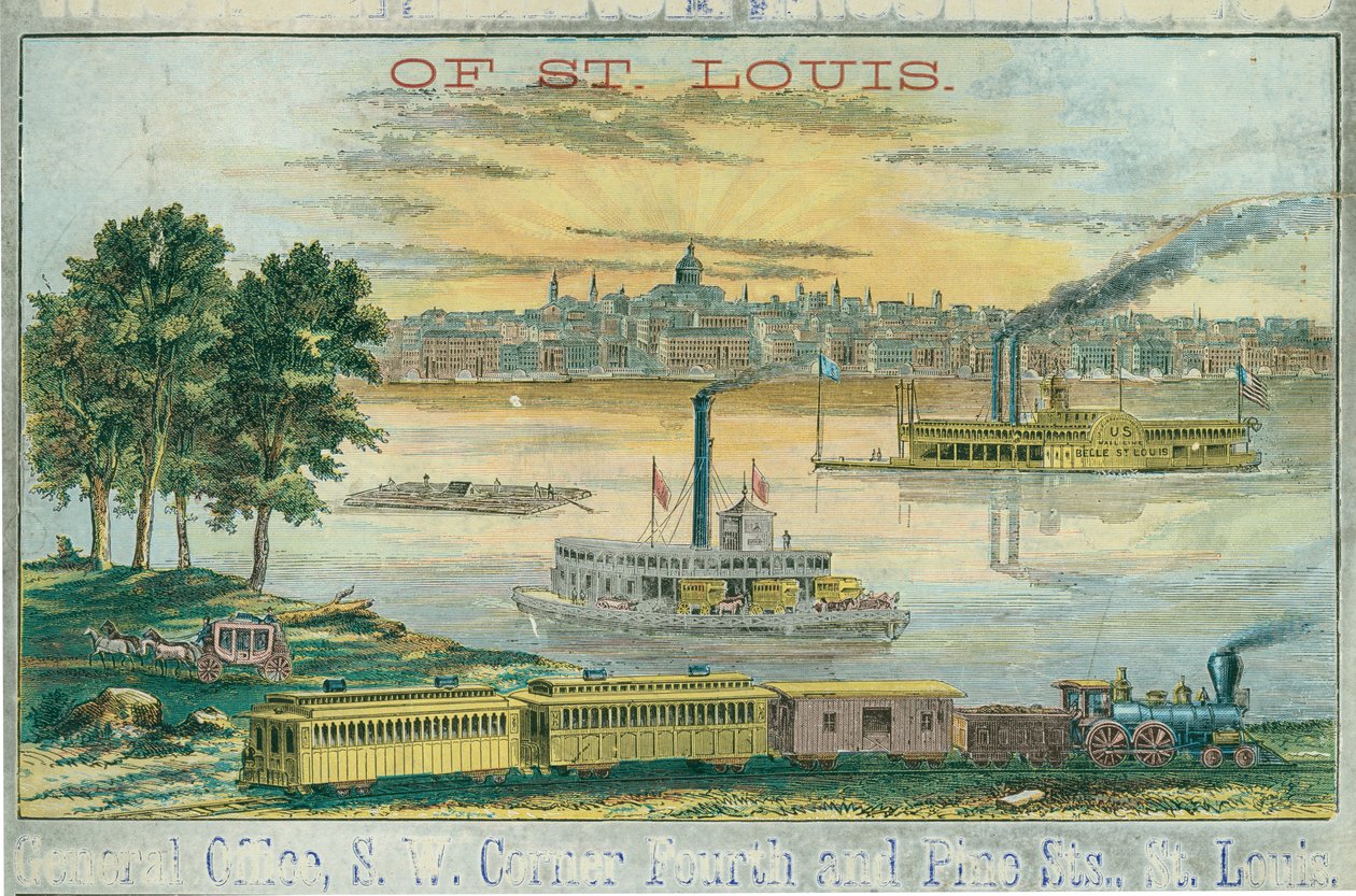 Vue de St. Louis depuis l