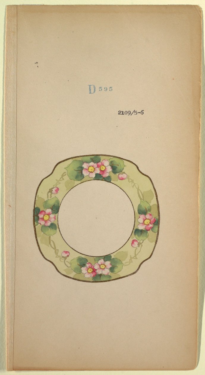Conception pour une assiette - Unknown