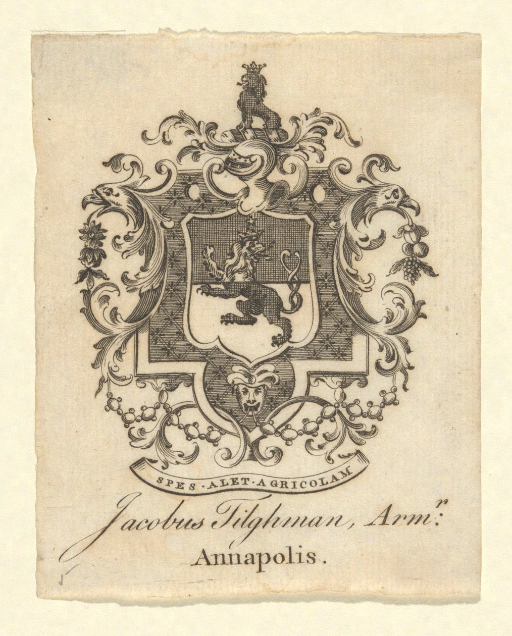 Ex-libris de Jacob Tilgham - Unknown