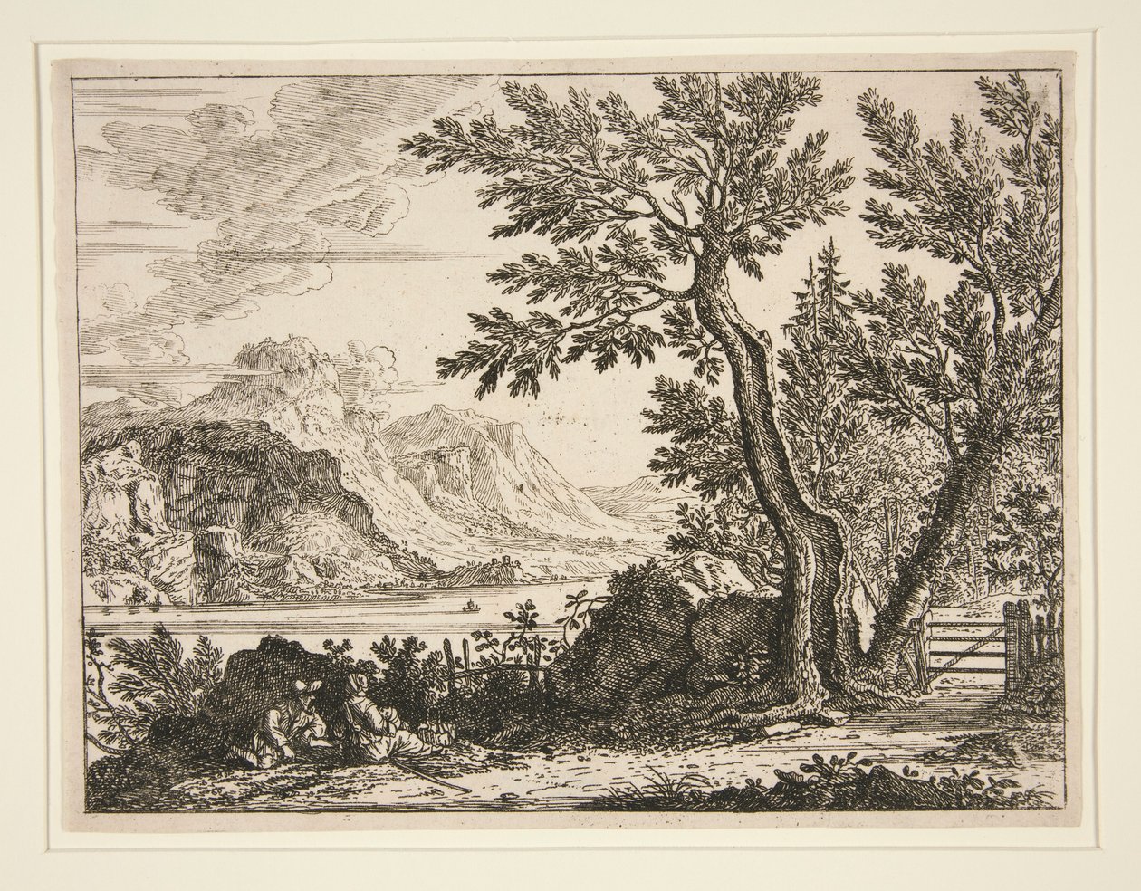 Paysage italianisant - Unknown