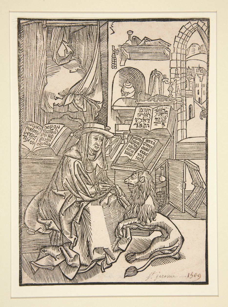 Saint Jérôme retirant l