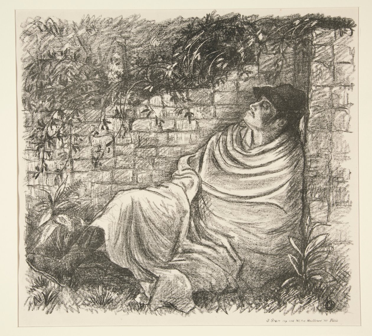 Homme endormi - Unknown