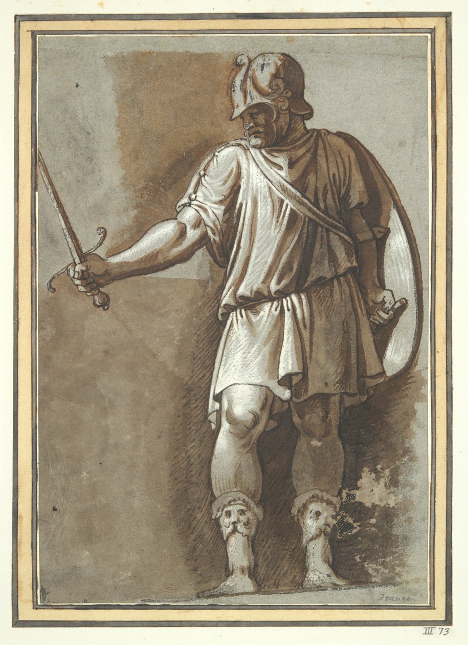 Guerrier debout, de Polidoro - Unknown