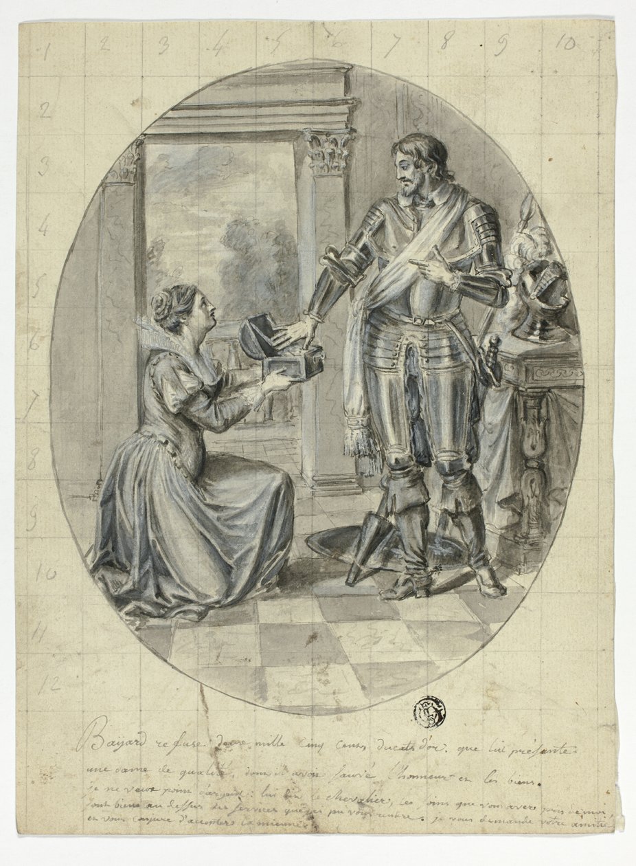 Le Chevalier Bayard refusant 2500 ducats - Unknown