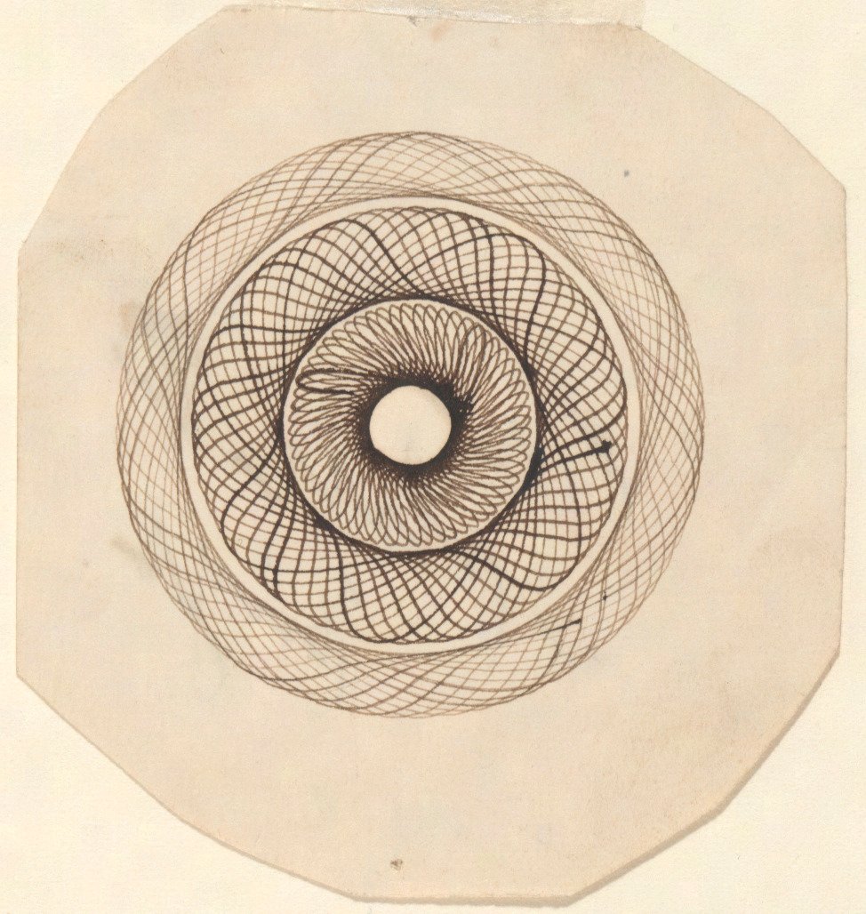 Sans titre (Motif décoratif circulaire) - Unknown