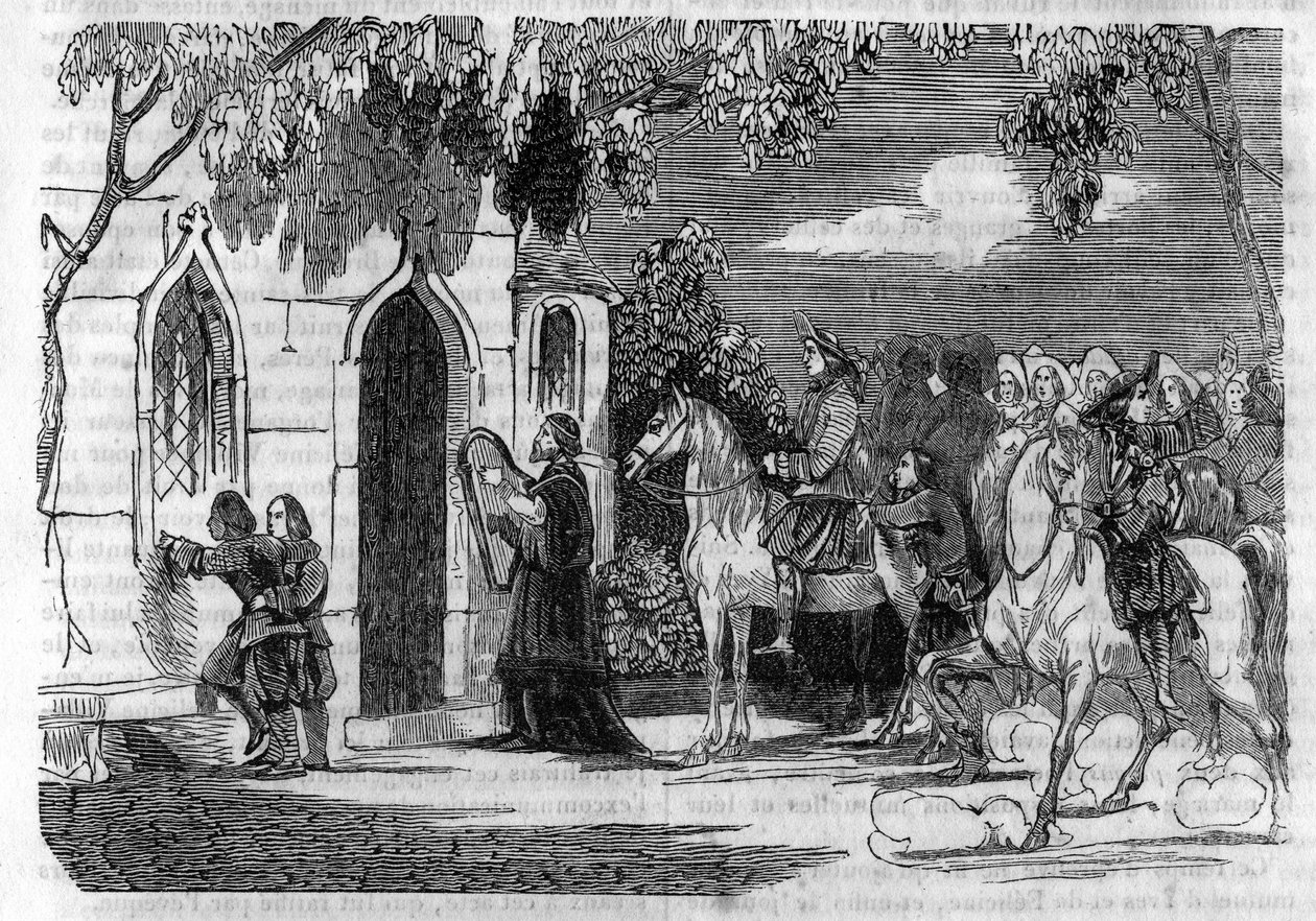 Un mariage en Bretagne au XIVe siècle. - Unknown artist