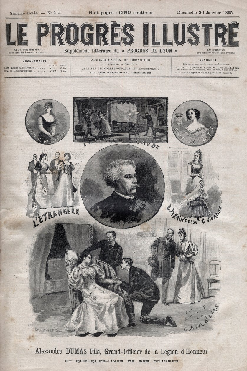 Alexandre Dumas Jr. - Grand Officier de la Légion d