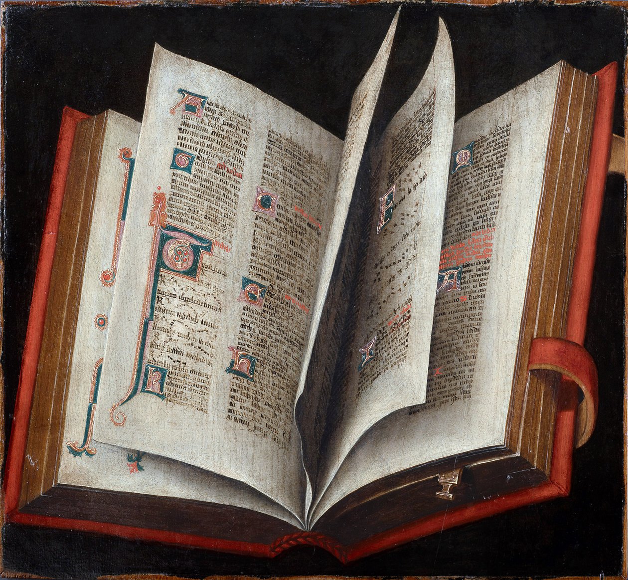 Un livre liturgique ouvert - Unknown artist