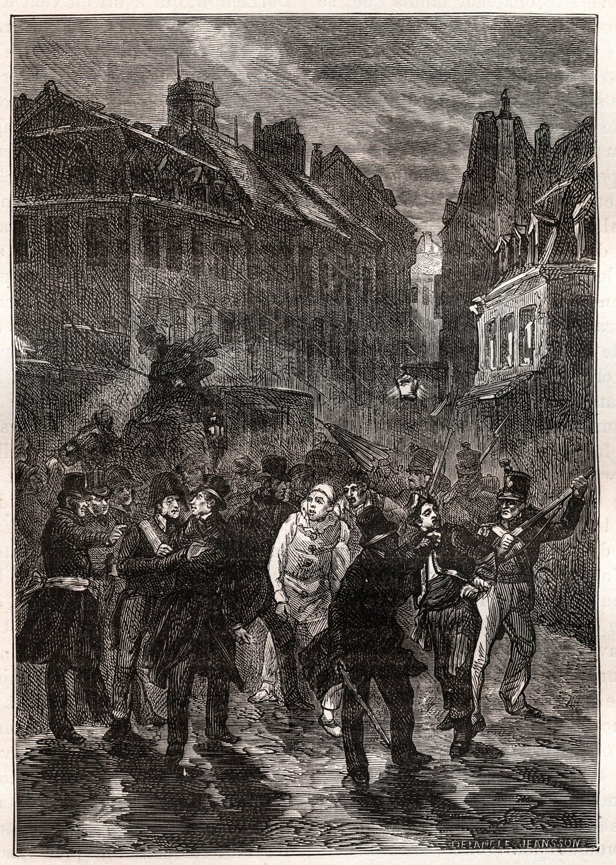 Attentats contre Louis-Philippe Ier - La conspiration de la rue des Prouvaires - Le 1er février - Unknown artist