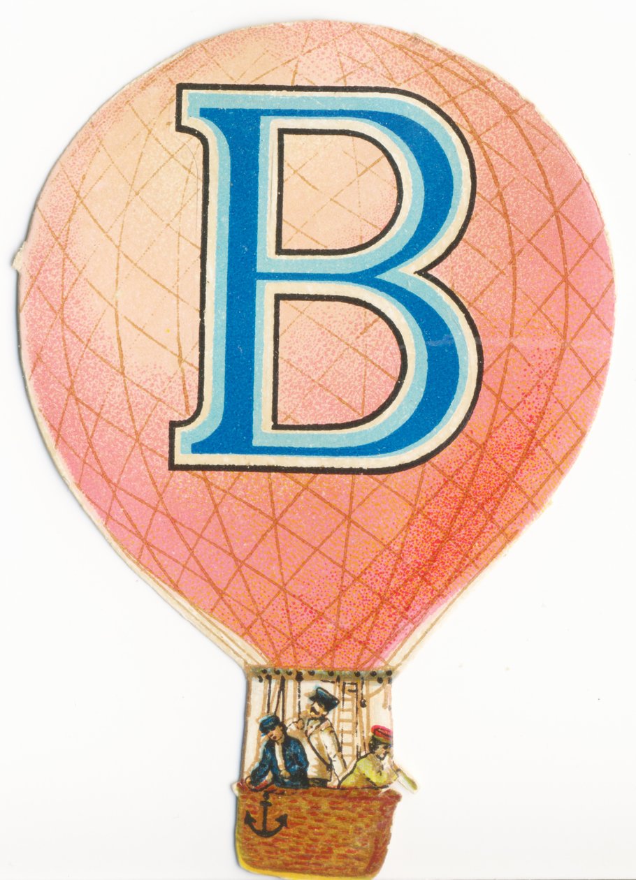 B : Ballon (montgolfière) - Unknown artist