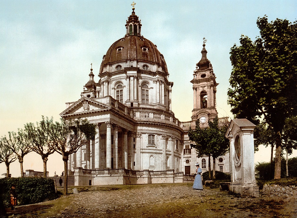 Basilique de Superga à Turin en 1890 - Unknown artist