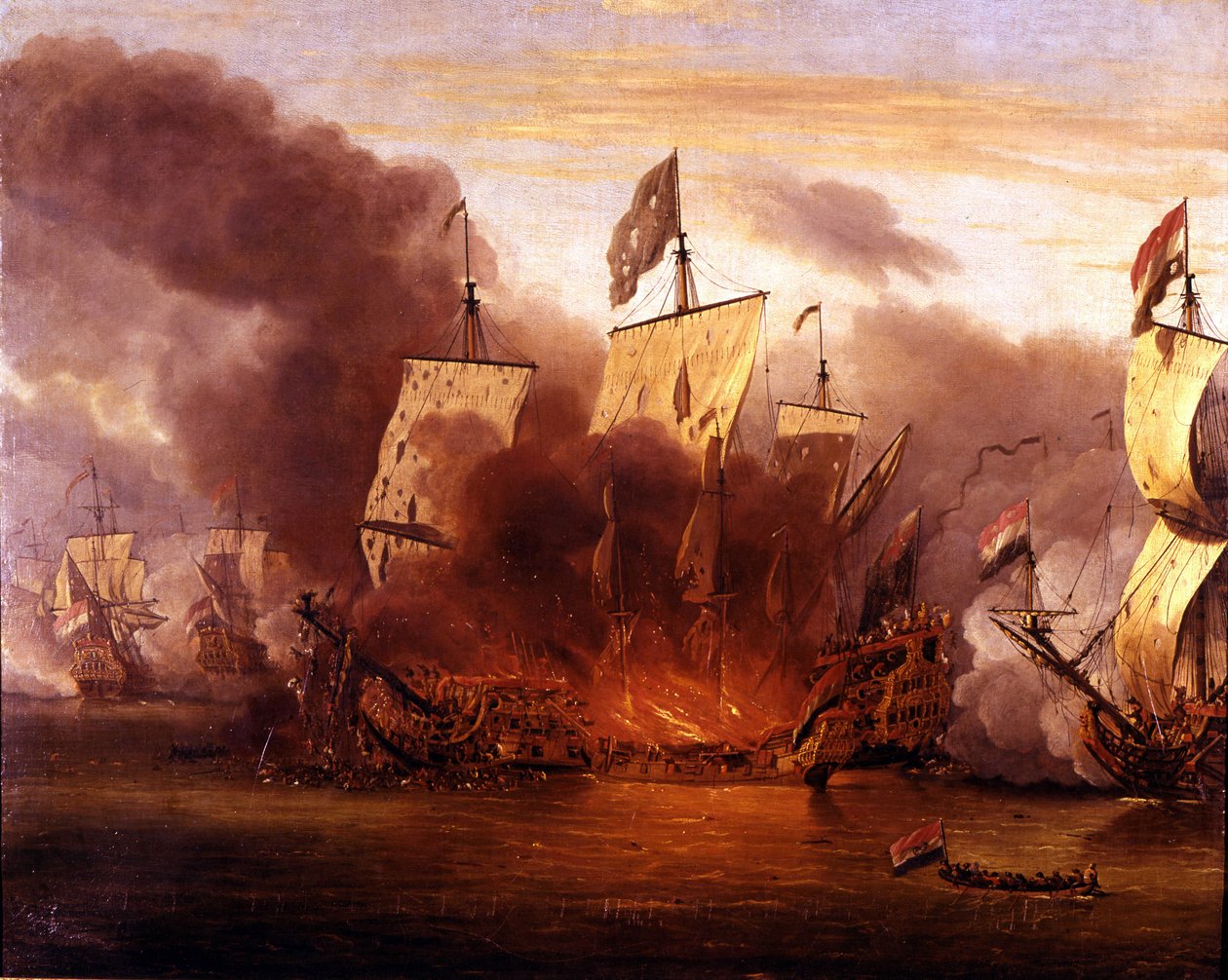 Bataille de Solebay : 7/06/1672. - Unknown artist
