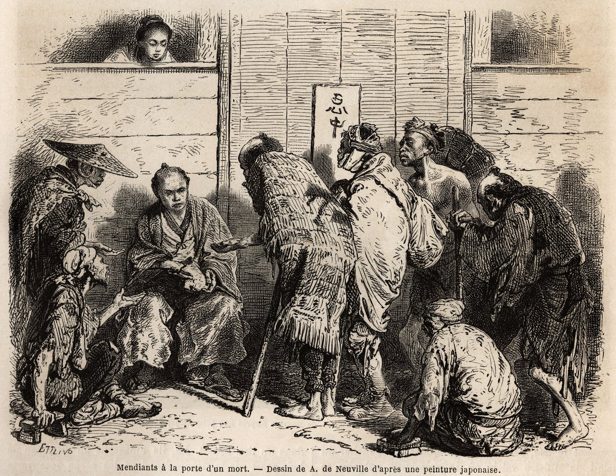 Mendiants à la porte d
