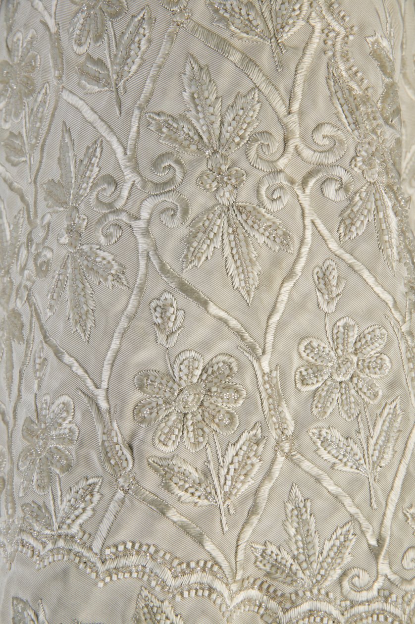 Manteau de Bertha Palmer, vers 1870 (détail du tissu) - Unknown artist