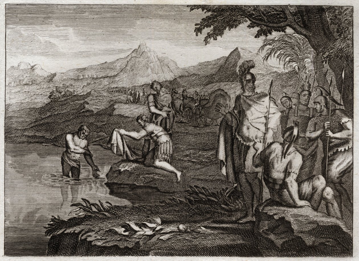 Bible de Royaumont, Ancien Testament : Guerre de Naaman. Naaman, général de l