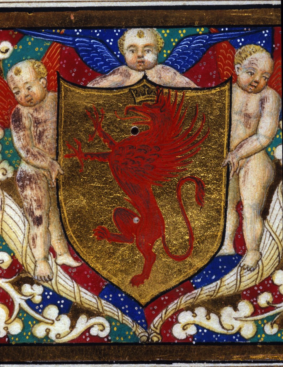 Blason décoré d