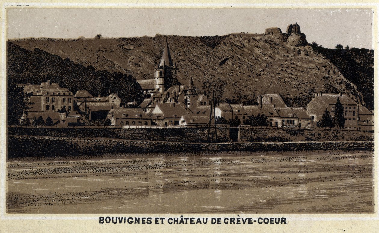 Bouvignes sur Meuse et château de Crève-Cœur, Wallonie, Belgique - Unknown artist