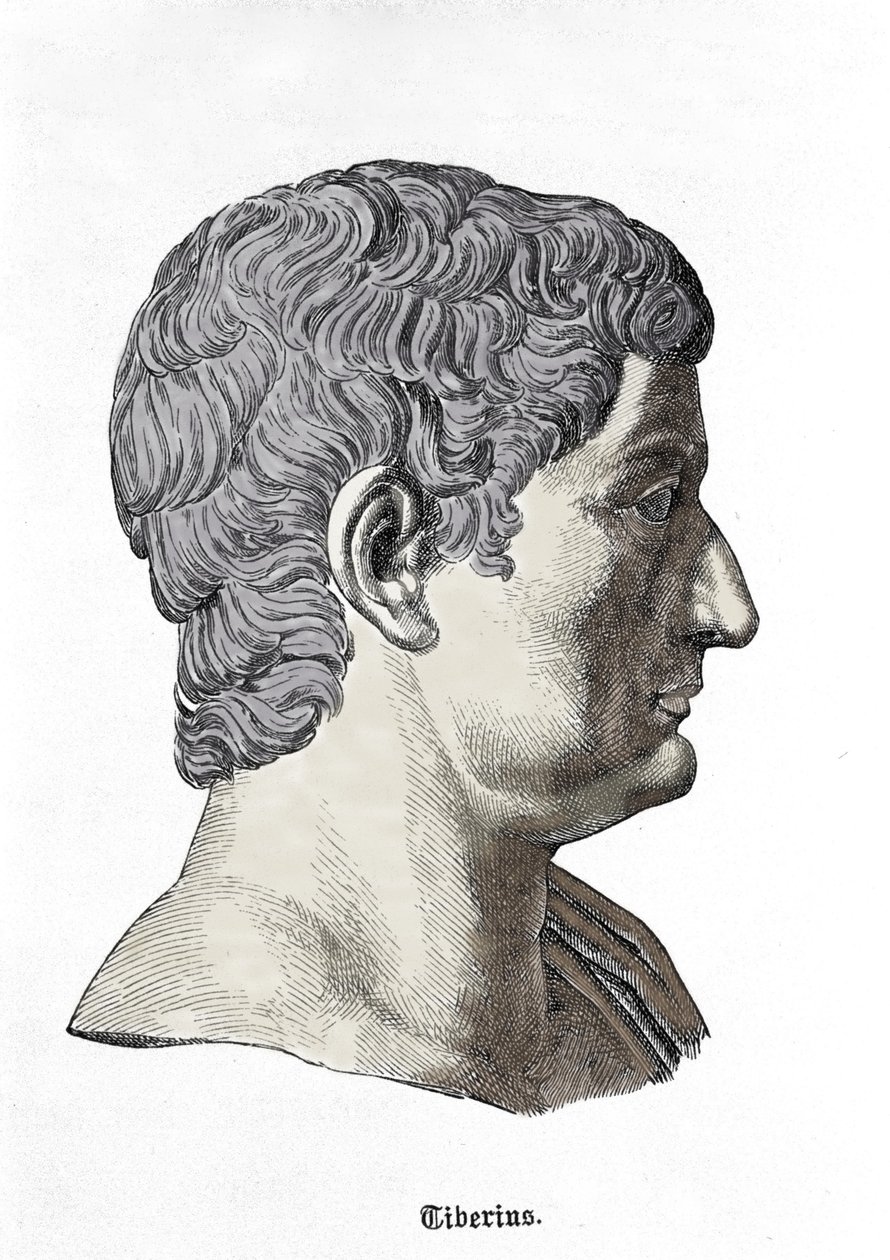 Buste de Tibère (42 av. J.-C. - 37 apr. J.-C.) - Unknown artist