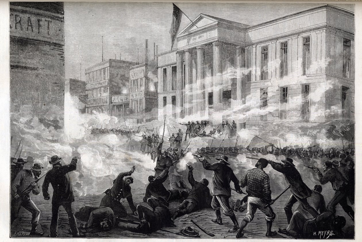 Émeutes du palais de justice de Cincinnati en 1884 - une émeute éclate après un verdict de culpabilité pour homicide involontaire lors d