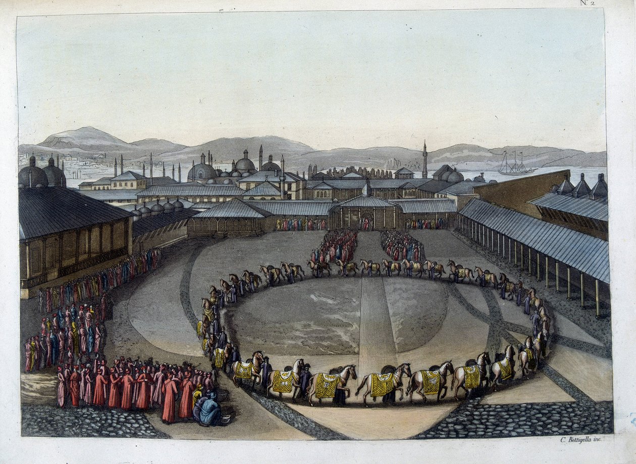 Constantinople : Porte de la Félicité. Cette porte donne accès à l