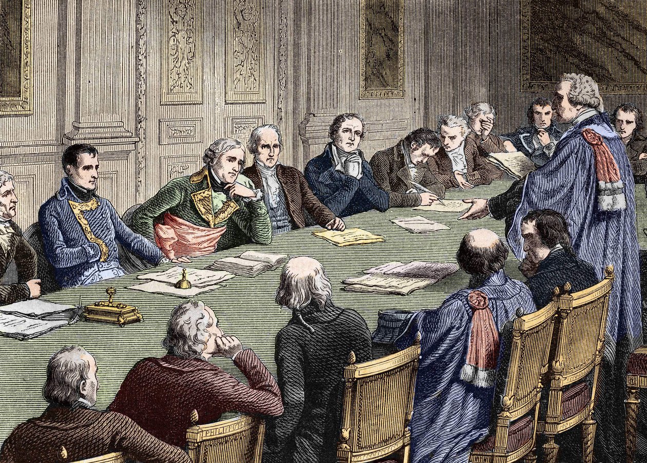 Discussion du Code civil au Conseil d