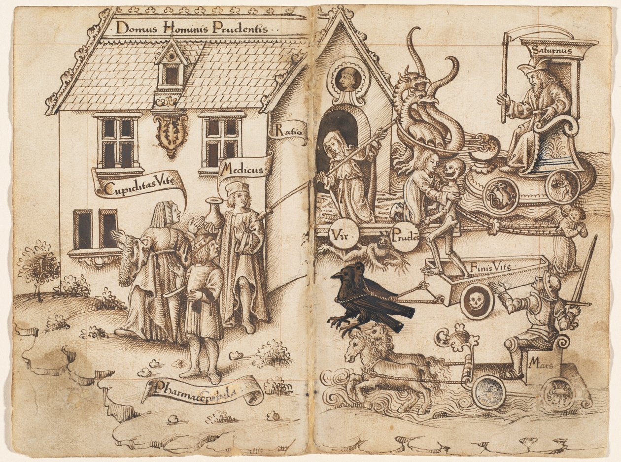 Ne faites pas demi-tour quand vous arrivez à la fin [fol. 26 verso - 27 recto] - Unknown Artist