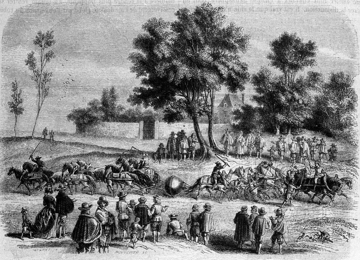 Expérience par Otto von Guericke - Unknown artist