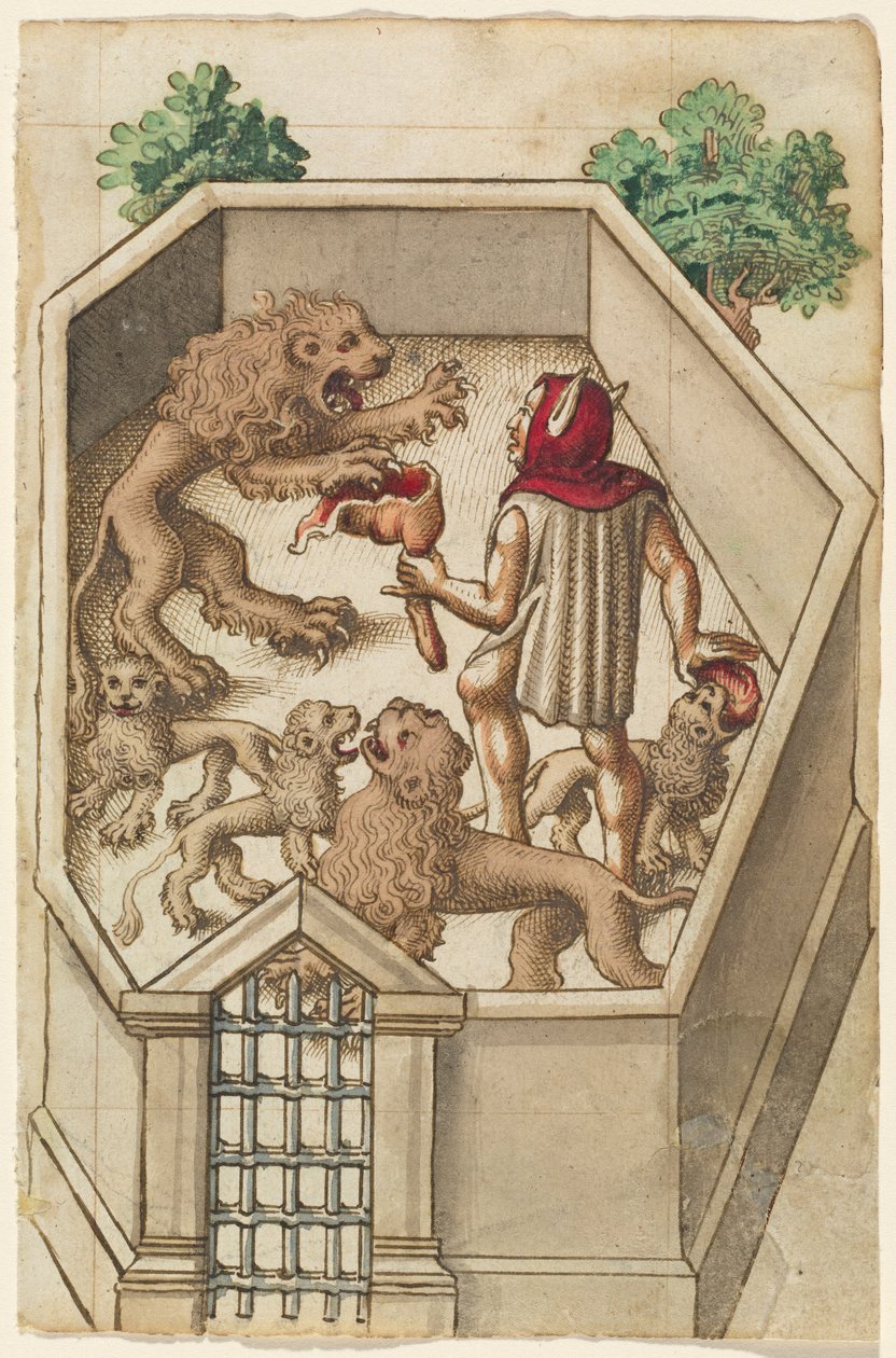 Ne nourrissez pas les choses qui ont des griffes acérées [fol. 38 recto] - Unknown Artist