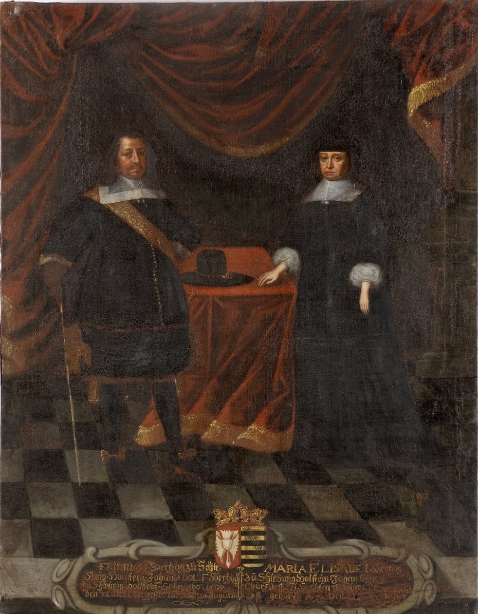 Portrait de Frédéric III de Holstein-Gottorp et Marie Élisabeth de Saxe - Unknown artist