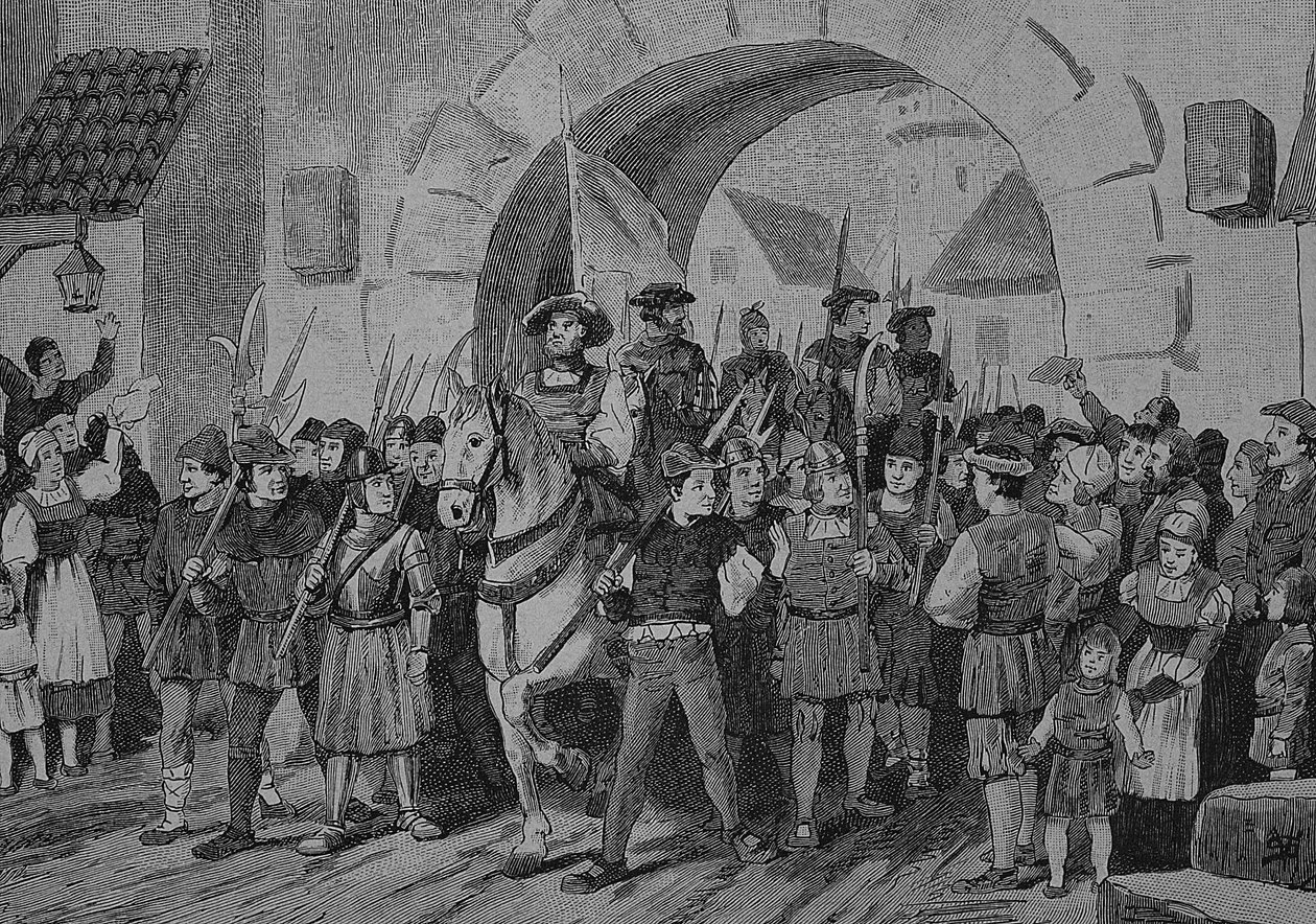Guerre des paysans allemands (1524-1526) : Le Heilbronner Fohnlein se désengage - Unknown artist