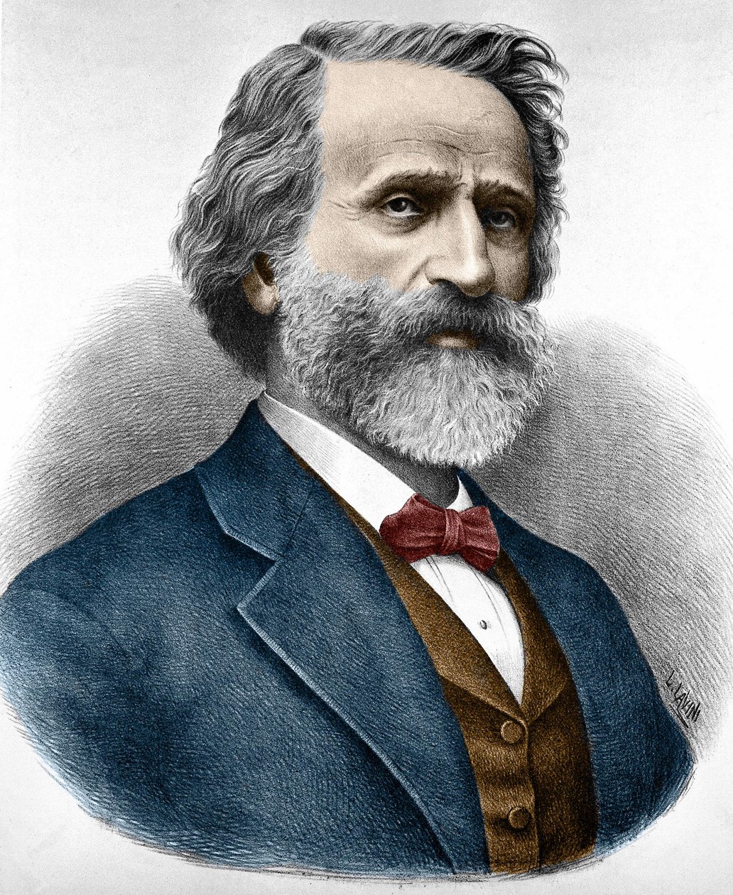 Giuseppe Verdi (1813-1901), compositeur italien - Unknown artist