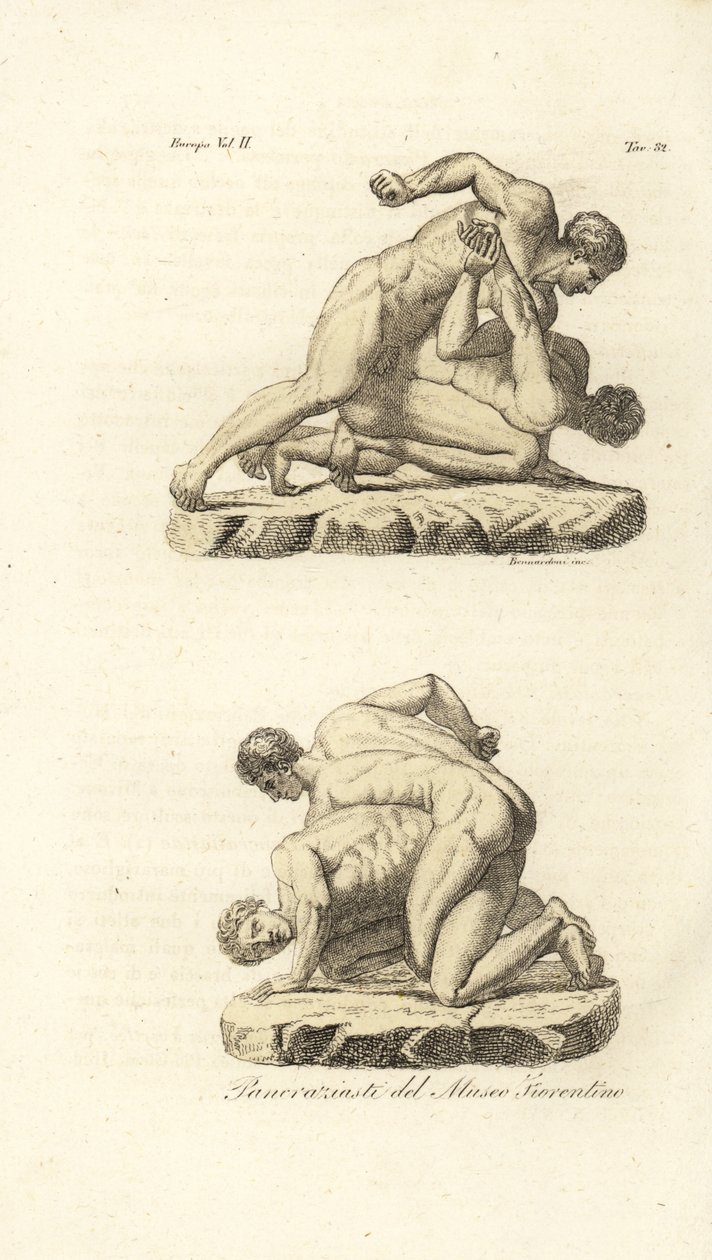 Athlètes grecs en compétition dans l