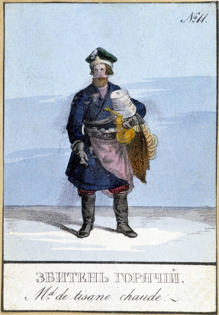 Marchand de tisane en Russie au 19ème siècle - Unknown artist
