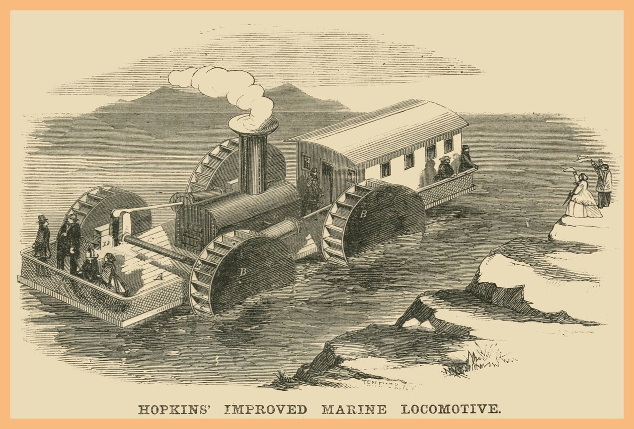 Locomotive marine améliorée Hopkins - Unknown Artist