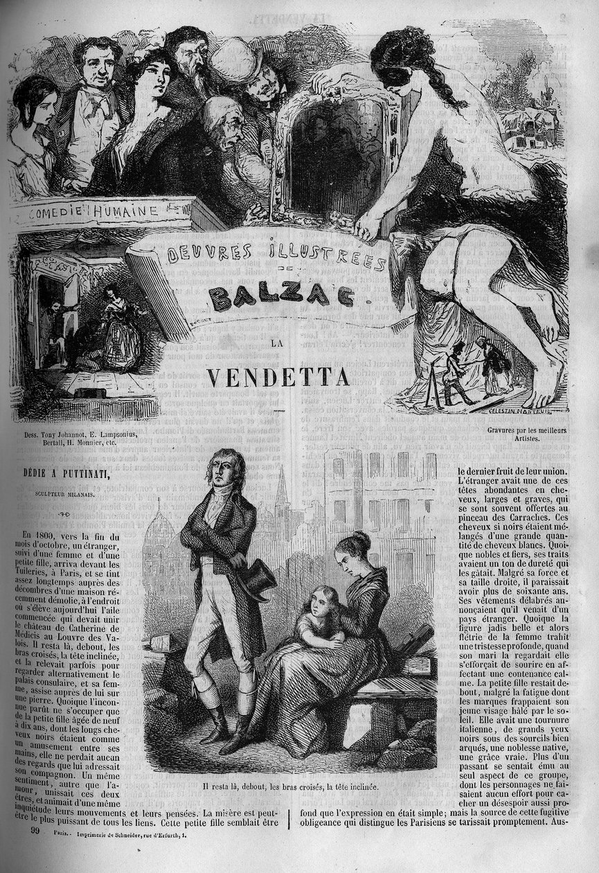Illustration de « La Vendetta », roman d
