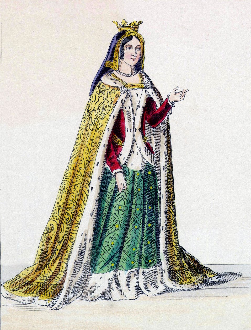Isabelle Ire de Castille, dite la Catholique (1451-1504), reine de Castille. - Unknown artist