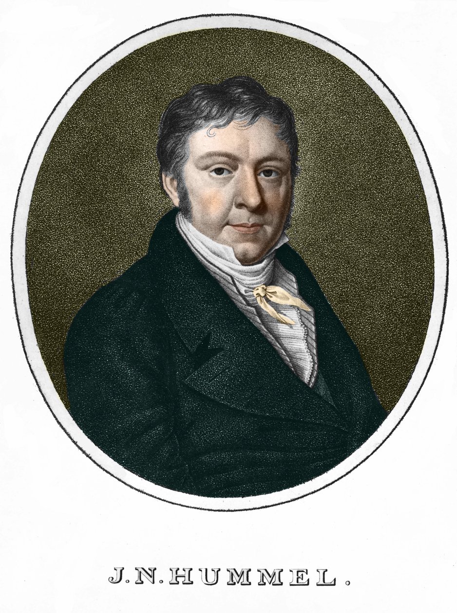 Jean Nepomucene Hummel (Johann Nepomuk Hummel) (1778-1837). Pianiste et compositeur autrichien - Unknown artist
