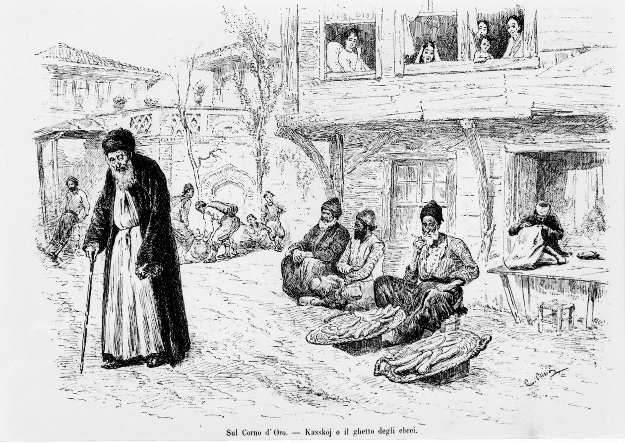 Ghetto juif à Constantinople - Unknown artist